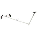Adjustable Boat Trailer with Pneumatic Tires 200 kg Load Silver 42043571