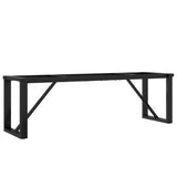 ZNTS Coffee Table Legs O-Frame 140x30x43 cm Steel 357878