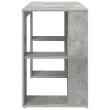 Desk Concrete Grey 130 x 50.5 x 75 cm Engineered Wood 869501