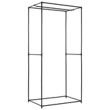 Wardrobes 2 pcs Black 75x50x160 cm 282441