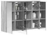 Bathroom Mirror Cabinet Grey Sonoma 63.5 x 16 x 62.5 cm 889156