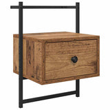 Bedside Cabinet 2 pcs Old Wood 35 x 30 x 51 cm Engineered Wood 882164