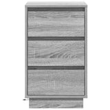 Bedside Cabinet Grey 39 x 34.5 x 65 cm Engineered wood 869631