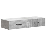 Wall-Mounted Side Table Concrete Grey 87.5 x 34.5 x 17 cm 898668