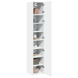Slim Storage Cabinet White 40x42.5x225 cm Engineered Wood 3281273