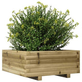 Garden Planter 60x60x26.5 cm Impregnated Wood Pine 847302