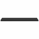 Window Sill Black with wood grain 140 x 50 x 4.5 cm PVC 42046884