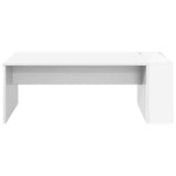 Coffee Table White 95 x 50 x 34 cm Engineered Wood 8000164
