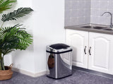 30L Stainless Steel Motion Sensor Lid Bin - Silver Tone T3398P344723