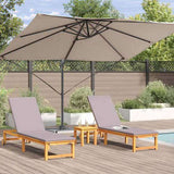 Umbrella Taupe 351 x 250 x 260 cm Polyester and Aluminium 42003346