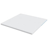 Mattress Pad White 200 x 200 cm Gel Memory Foam 4106285