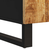 Sideboard with 2 Doors 90x33x75 cm Solid Wood Mango 352925