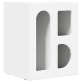 Bedside Table White 40 x 35 x 50 cm Engineered Wood 891244