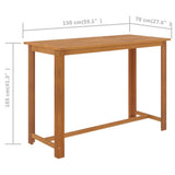 Garden Bar Set Grey 3068021