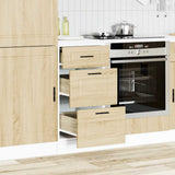 Kitchen Base Cabinet Porto Sonoma Oak Engineered Wood 854223