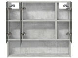 Bathroom Mirror Cabinet Concrete Grey 60 x 14.5 x 70 cm 889186