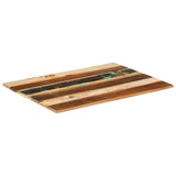 Rectangular Table Top 60x80 cm 15-16 mm Solid Reclaimed Wood 286043