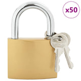 U Lock with Keys 50 pcs Brass Iron 42021933