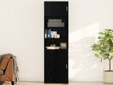 Wall Cabinet Black oak 50 x 42.5 x 40 cm Engineered wood 879652