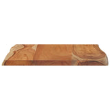 Table Top 70x60x2.5 cm Rectangular Solid Wood Acacia Live Edge 370619