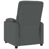 Recliner Chair Dark Grey Fabric 352412