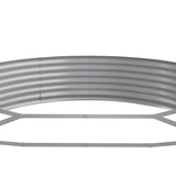 Garden Raised Bed Galvanised Steel 600x140x36 cm Anthracite 319051