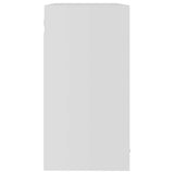 802529 Hanging Glass Cabinet "Lyon" White 80x31x60 cm Engineered Wood