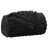 Throw Blankets 6 pcs Black 270 x 240 cm Fleece 42016964
