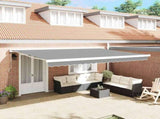 Awning Frame White 400 x 300 cm Aluminium 142576