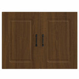 Kitchen Wall Cabinet Kalmar Brown Oak Engineered Wood 853594