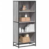 Bookcase Grey Sonoma 60x35x139 cm Engineered Wood 3300843