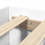 Bed Frame with Headboard without Mattress White 75x190 cm Small Single 3295618
