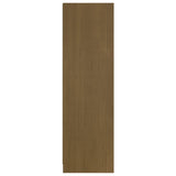 Book Cabinet/Room Divider Honey Brown Solid Pinewood 809939
