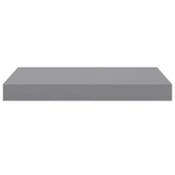 Floating Wall Shelves 4 pcs Grey 40x23.5x3.8 cm MDF 323849