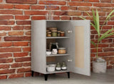 Sideboard Concrete Grey 34.5x34x90 cm Engineered Wood 812424