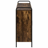 Sideboard Smoked Oak 135 x 33 x 81 cm Engineered Wood 3434079