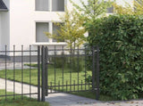 Fence Gate HORST Steel Black Lockable 42034069