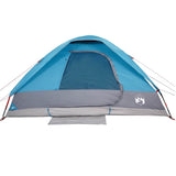 Family Tent Dome 6-Person Blue Waterproof 94782