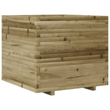 ZNTS Garden Planter 80x80x72 cm Impregnated Wood Pine 3282628