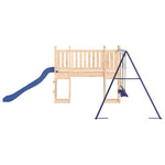 ZNTS Outdoor Playset Solid Wood Pine 3155960