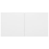 4 Piece TV Cabinet Set White Engineered Wood 3114526