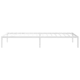 Metal Bed Frame without Mattress White 80x200cm 350904