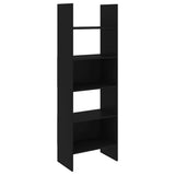 Book Cabinet Black 60x35x180 cm Engineered Wood 803408