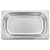 Gastronorm Containers 8 pcs GN 1/4 65 mm Stainless Steel 50901