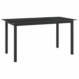 10 Piece Garden Dining Set Black and Anthracite 3070645