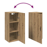Wall Mounted Cabinet Artisan Oak 34.5 x 34 x 90 cm 882748