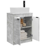 Bathroom Vanity with Sink Concrete Grey 54 x 35 x 83 cm 890161
