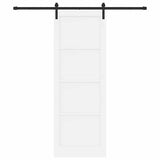 Sliding Door Manual White and black 83 x 232 cm 3333313