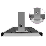 Outdoor Shower with Tray WPC Stainless Steel 3051286