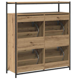 Shoe Cabinet Artisan Oak 100 x 34 x 112 cm Engineered Wood 3365548